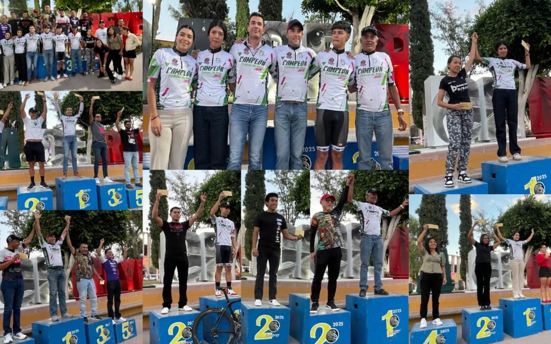 “LICIVILLA 2025” PREMIA CAMPEONES DE CICLISMO